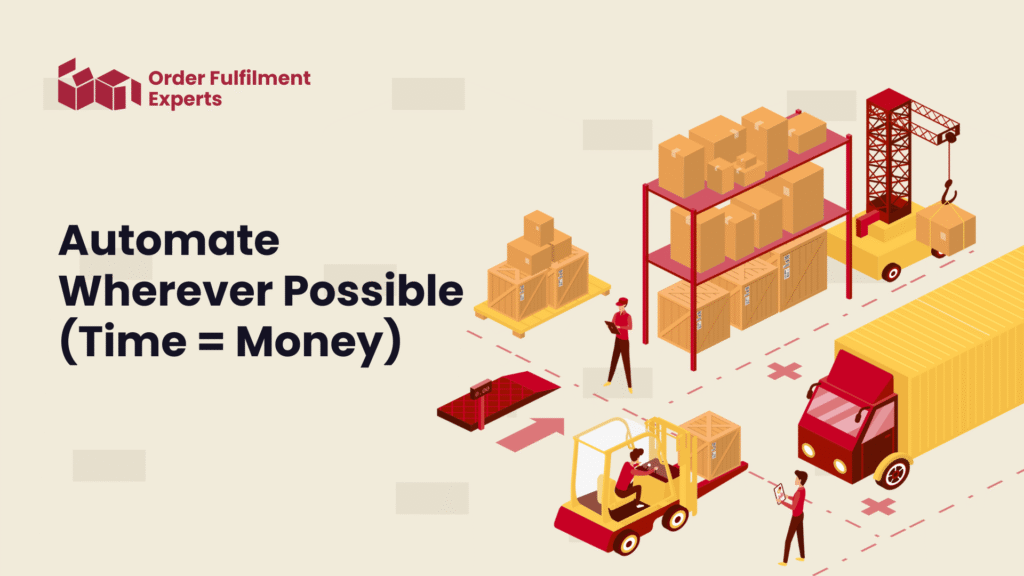 Automate Wherever Possible (Time = Money)