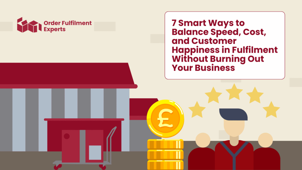 7 Smart Ways to Balance Speed, Cost, and Customer Happiness in Fulfilment Without Burning Out Your Business
